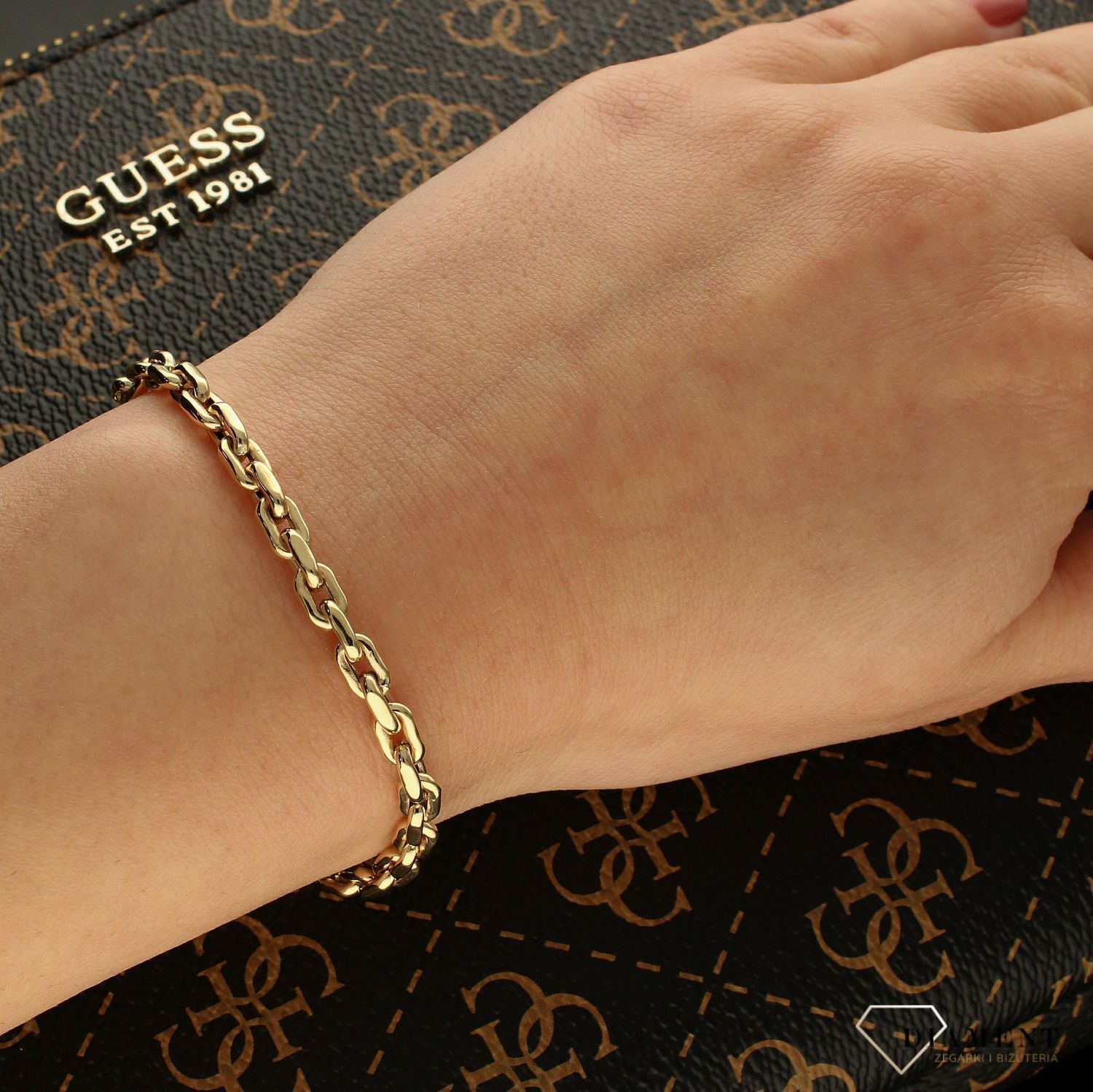 Złota bransoletka delikatna i ponadczasowa dla każdej kobiety BR 6424A (1).jpg